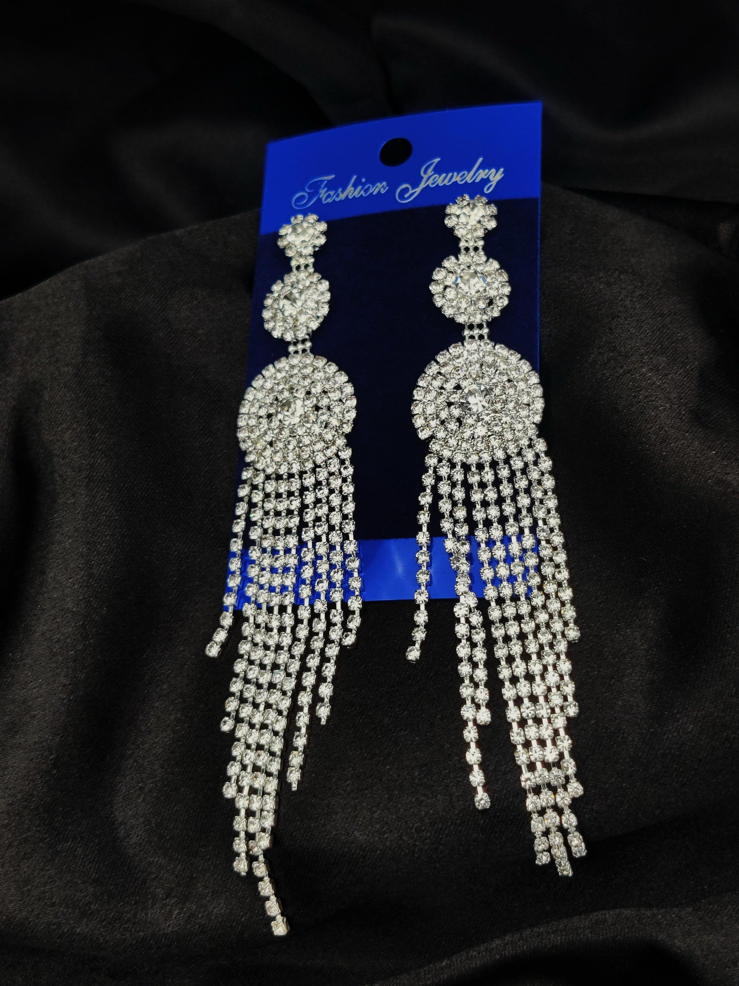 Dazzling Crystal Tassel Earrings - Statement Sparkle & Tarnish - Free ✨💎 - Dynamic Deals