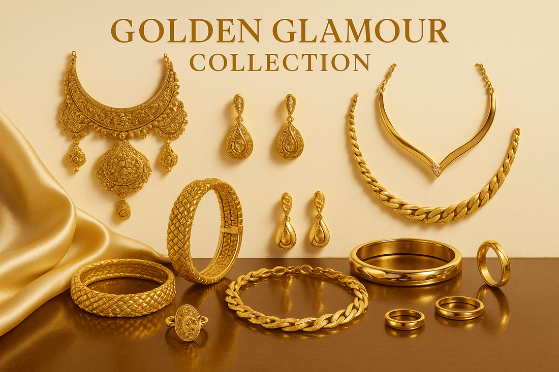 Bathe in Golden Glamour: Unveiling Our Stunning Golden Jewelry Sets at Dynamic Deals - Dynamic Deals