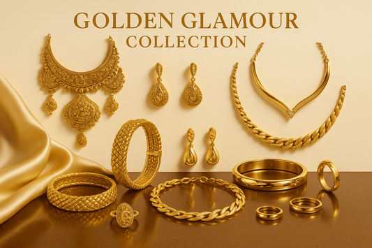 Bathe in Golden Glamour: Unveiling Our Stunning Golden Jewelry Sets at Dynamic Deals - Dynamic Deals