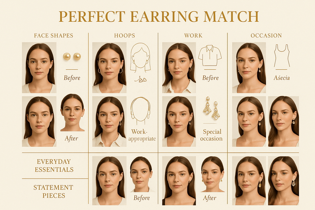 Earrings: Improve Your Look with the Ideal Match - Dynamic Deals