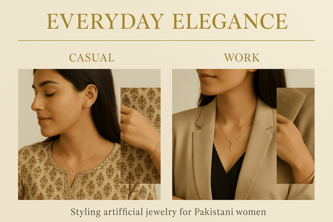 Everyday Elegance: Master Artificial Jewellery Styling for Casual & Work Wear in Pakistan - Dynamic Deals