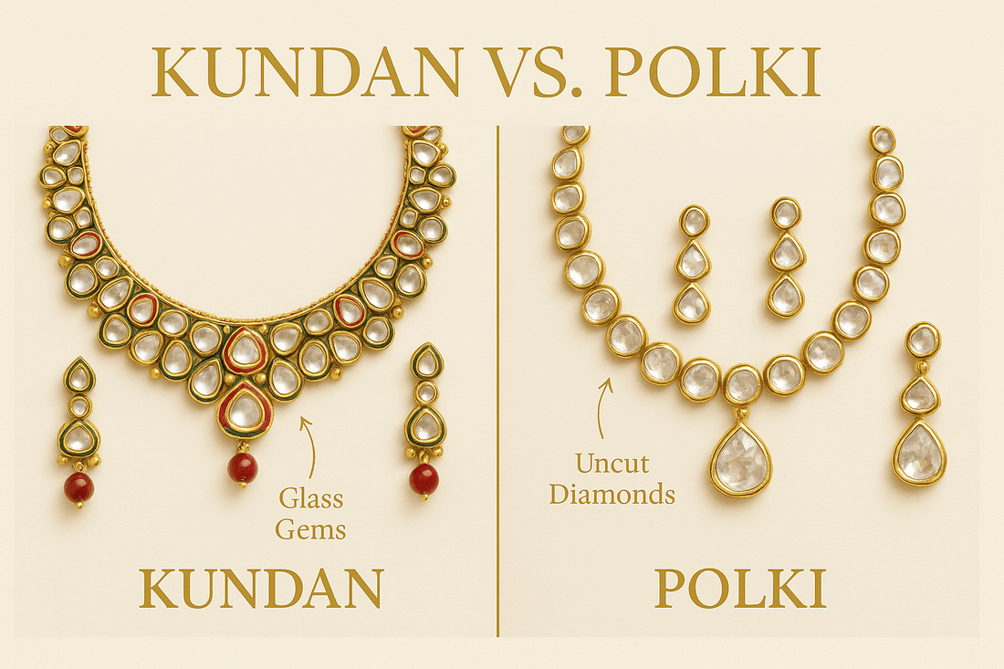 Kundan Jewelry vs. Polki Jewelry – What’s the Difference? - Dynamic Deals