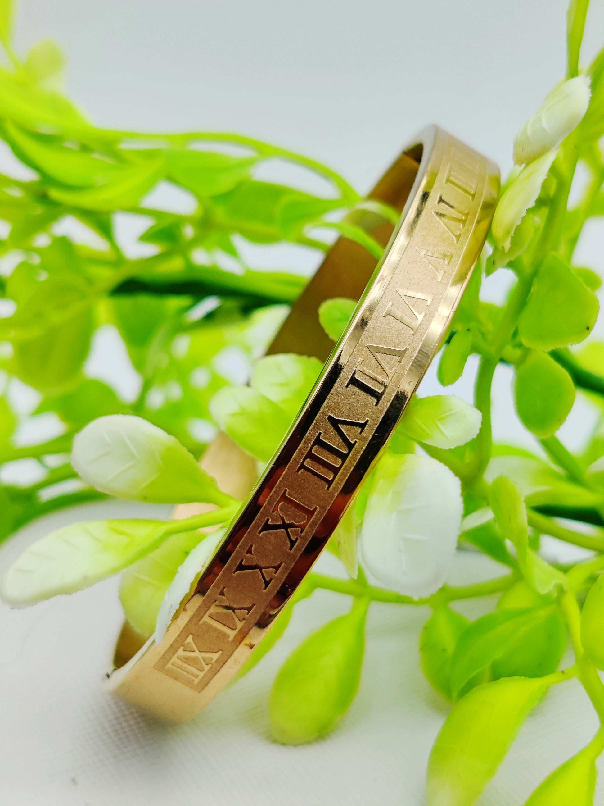 Authentic Cartier Roman Numeral Bangle - Universal Size & Non-Tarnish ✨💛💎