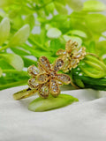 Kinetic Bloom Ring - Spinning Flower with CZ Sparkle ✨🌸💎