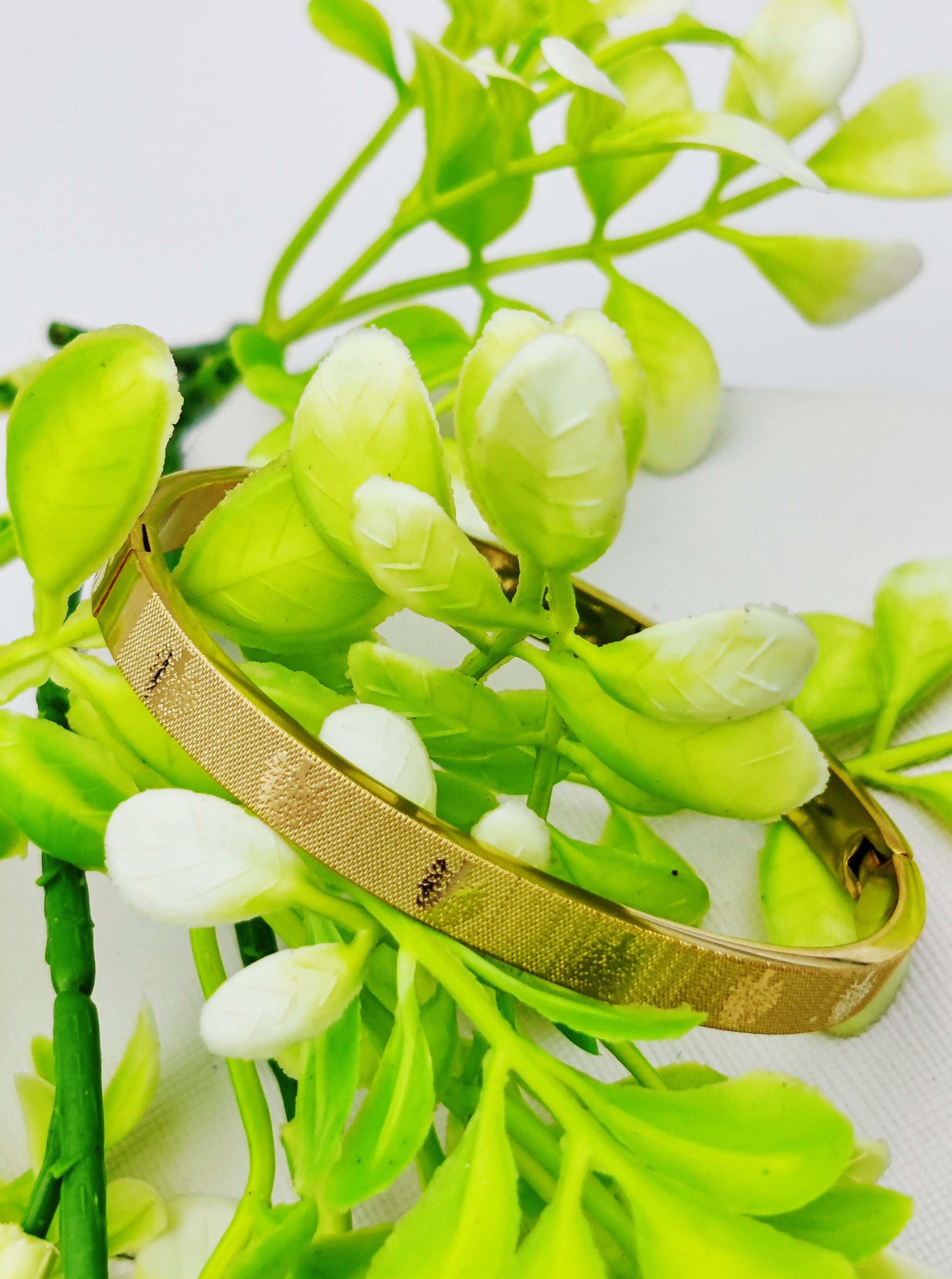 Authentic Cartier Gold Bangle - Textured Design & Universal Size ✨💛💎