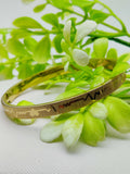 Heartbeat Gold Bangle - Universal Size & Non-Tarnish ✨💛💓