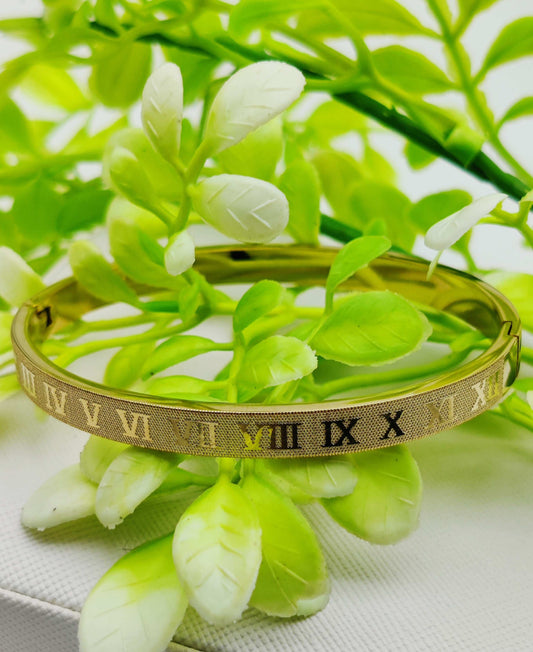 Authentic Cartier Roman Numeral Bangle - Universal Size & Non-Tarnish ✨💛💎