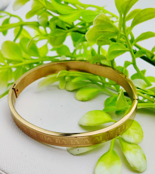 Authentic Cartier Roman Numeral Bangle - Universal Size & Non-Tarnish ✨💛💎