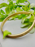 Heartbeat Gold Bangle - Universal Size & Non-Tarnish ✨💛💓