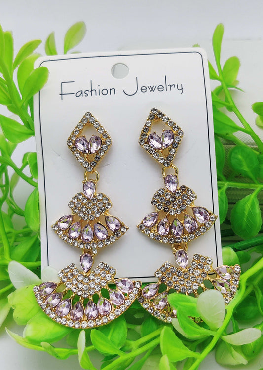 Crystal Chandelier Earrings - Tarnish - Free Glamour ✨💎 - Dynamic Deals