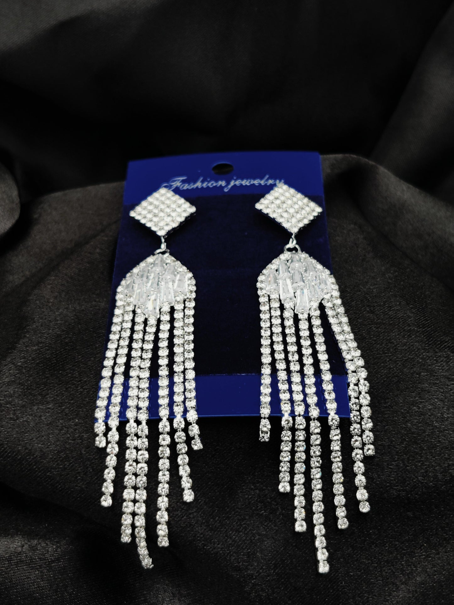 Dazzling Crystal Chandelier Tassel Earrings - Fashion Jewelry & Tarnish - Free ✨💎 - Dynamic Deals