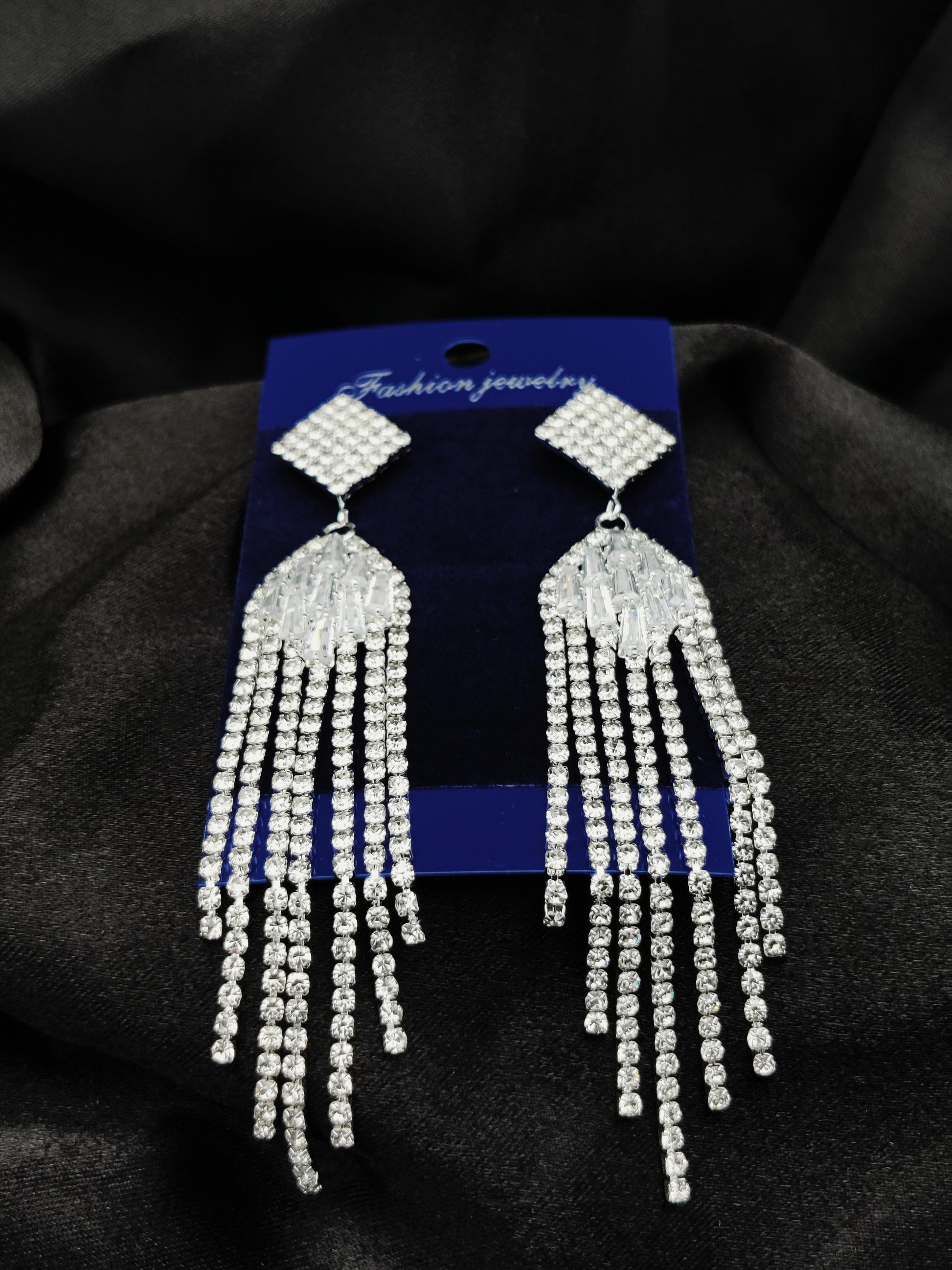 Dazzling Crystal Chandelier Tassel Earrings - Fashion Jewelry & Tarnish - Free ✨💎 - Dynamic Deals
