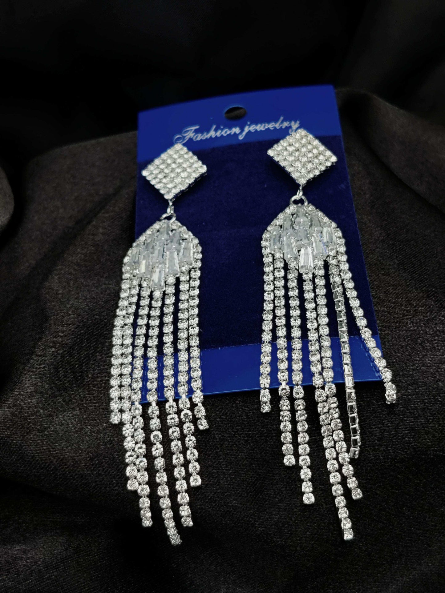 Dazzling Crystal Chandelier Tassel Earrings - Fashion Jewelry & Tarnish - Free ✨💎 - Dynamic Deals